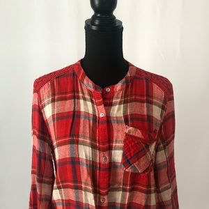 Flannel blouse